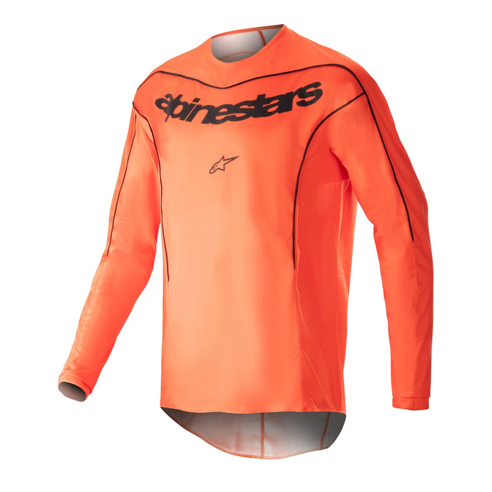 Alpinestars - 2023 Fluid Lurv Orange/Black Jersey Colour ORBLK 1 Alpinestars - 2023 Fluid Lurv Orange/Black Jersey Colour ORBLK