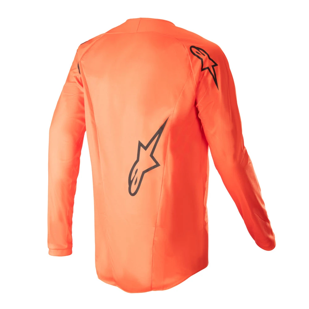 Alpinestars - 2023 Fluid Lurv Orange/Black Jersey Colour ORBLK 2 Alpinestars - 2023 Fluid Lurv Orange/Black Jersey Colour ORBLK - Image 2