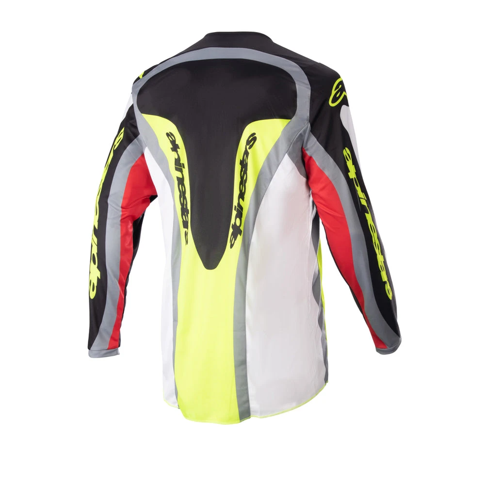Alpinestars - 2023 Fluid Agent Red/Yellow Jersey Colour RDYW 2 Alpinestars - 2023 Fluid Agent Red/Yellow Jersey Colour RDYW - Image 2