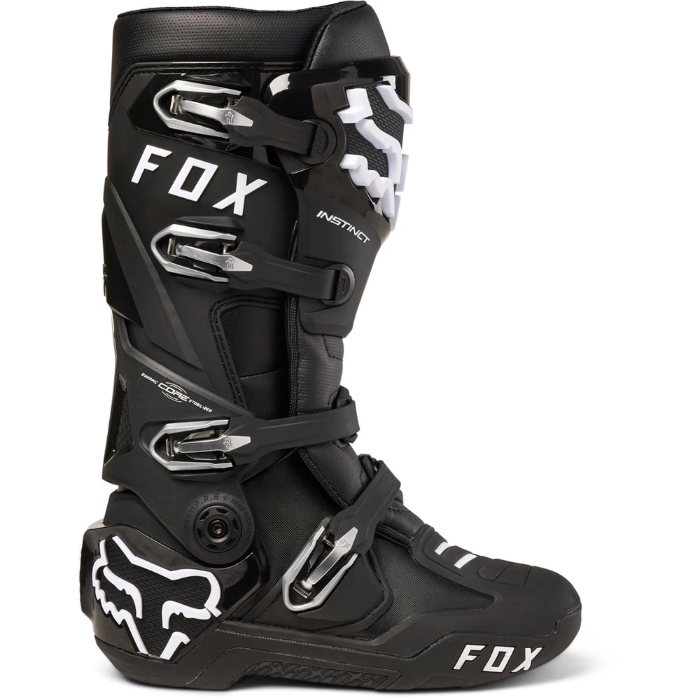Fox - Instinct 2.0 Black MX Boots Colour BLK 2 Fox - Instinct 2.0 Black MX Boots Colour BLK - Image 2