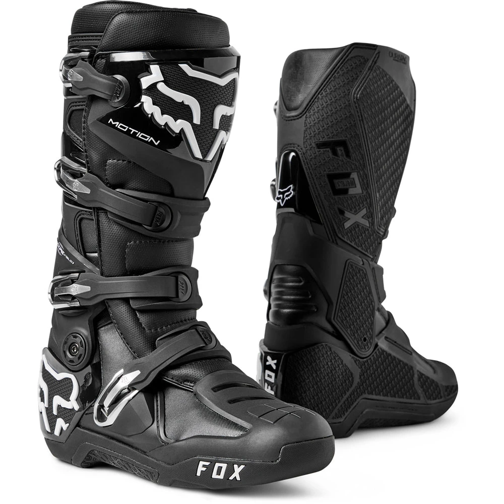 Fox - Motion Black MX Boots Colour BLK 1 Fox - Motion Black MX Boots Colour BLK