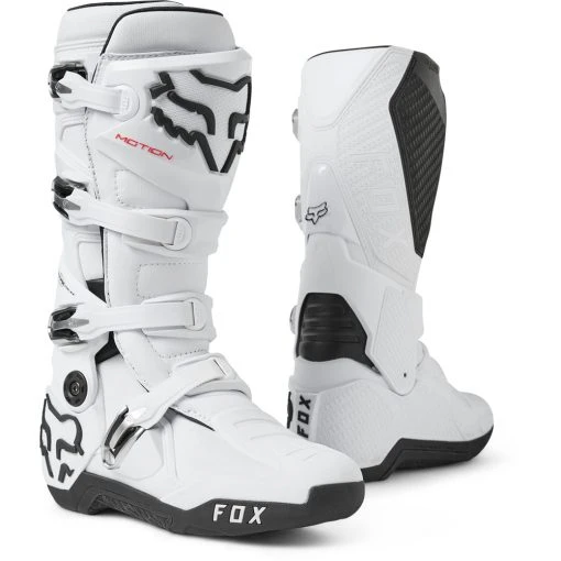Fox - Motion White MX Boots Colour WH 8 Fox - Motion White MX Boots Colour WH -Motocross Jerseys || Motocross Boots Sales FO29682008 1 1000x