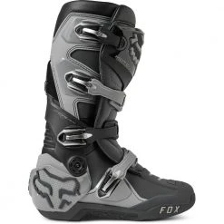 Fox - Motion Black/Grey MX Boots Colour BLKGY -Motocross Jerseys || Motocross Boots Sales FO29682330 2 1000x