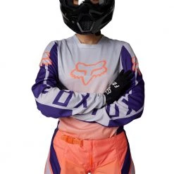 Fox - 2023 Womens 180 Leed Orange Jersey Colour OR -Motocross Jerseys || Motocross Boots Sales FO29758824 5 1000x