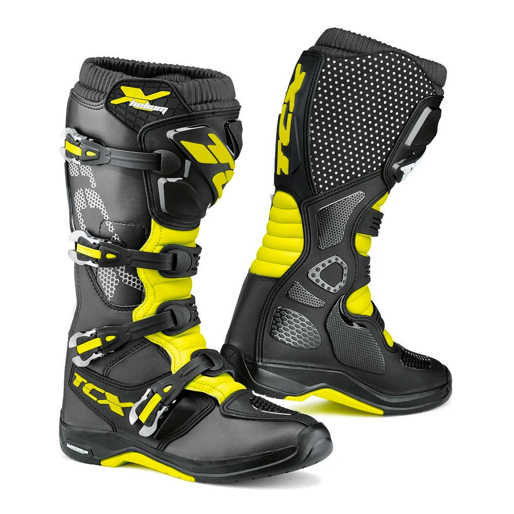 TCX - X-Helium Michelin MX Boots Colour BLKYW 1 TCX - X-Helium Michelin MX Boots Colour BLKYW