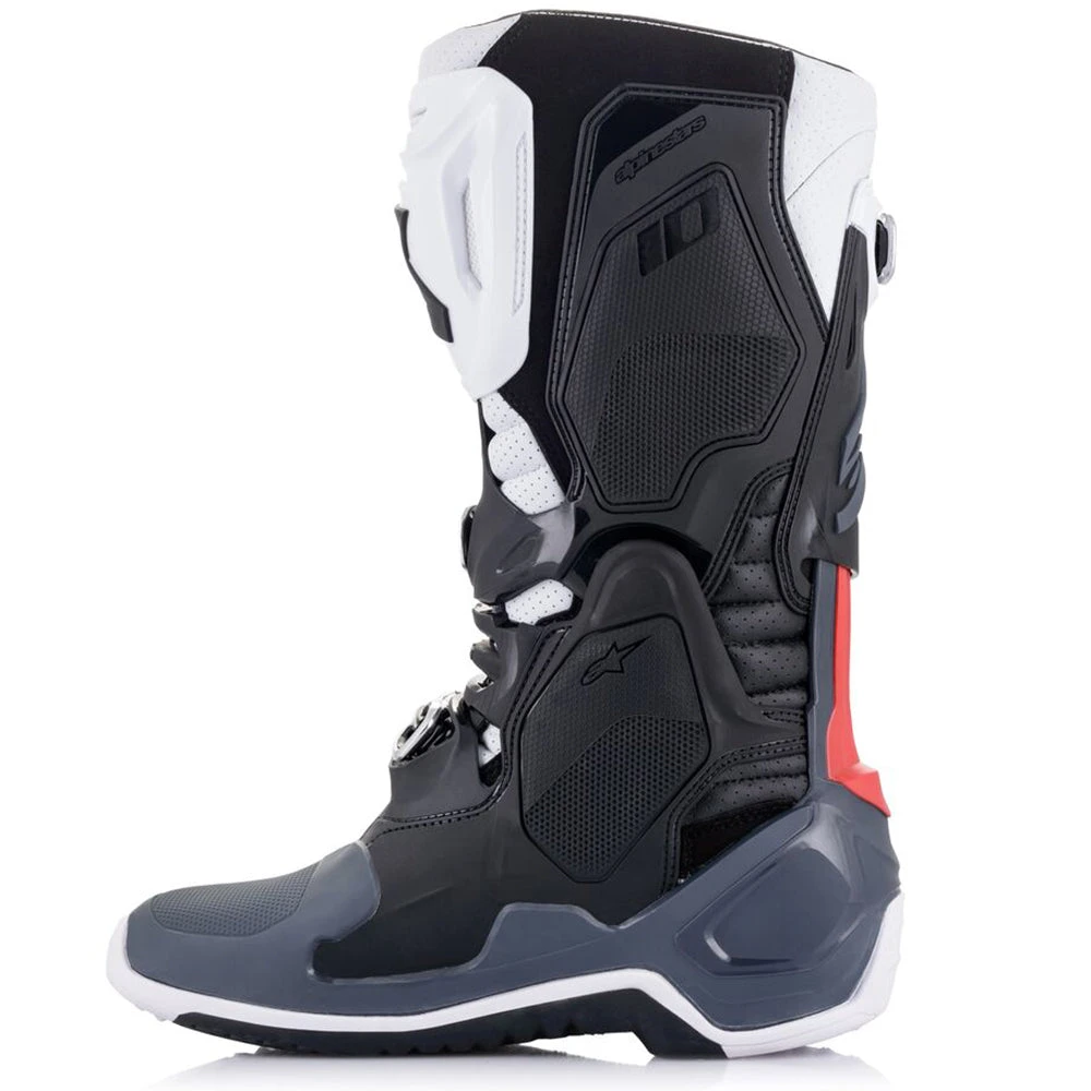 Alpinestars - 2022 Tech 10 Supervented MX Boots Colour BLKGY 3 Alpinestars - 2022 Tech 10 Supervented MX Boots Colour BLKGY - Image 3