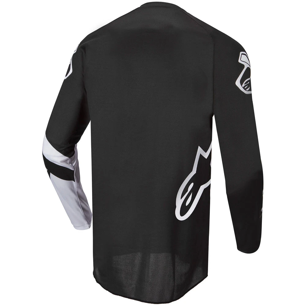 Alpinestars - 2022 Fluid Chaser Jersey Colour BLKWH 2 Alpinestars - 2022 Fluid Chaser Jersey Colour BLKWH - Image 2