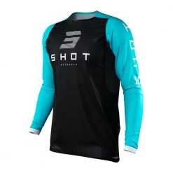 Shot - 2022 Womens Contact Shelly Black/Turquoise Jersey Colour TURQ