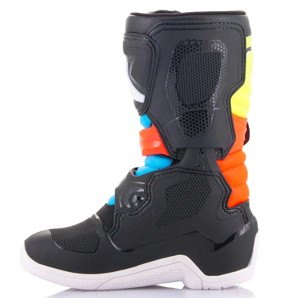 Alpinestars - Tech 3s Kids Black/Fluro/Red Boots Colour MULTI 4 Alpinestars - Tech 3s Kids Black/Fluro/Red Boots Colour MULTI - Image 4