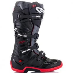 Alpinestars - Tech 7 MX Boots Colour BLKRD -Motocross Jerseys || Motocross Boots Sales tech7blkrd3 1000x