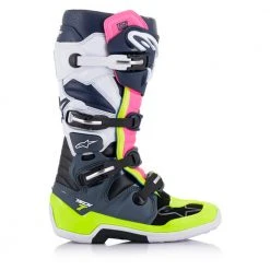 Alpinestars - Tech 7 MX Boots Colour PKBLU -Motocross Jerseys || Motocross Boots Sales tech7pkblu1 1000x