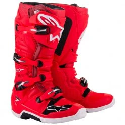 Motocross Jerseys || Motocross Boots Sales 22 Alpinestars - Tech 7 MX Boots Colour RD