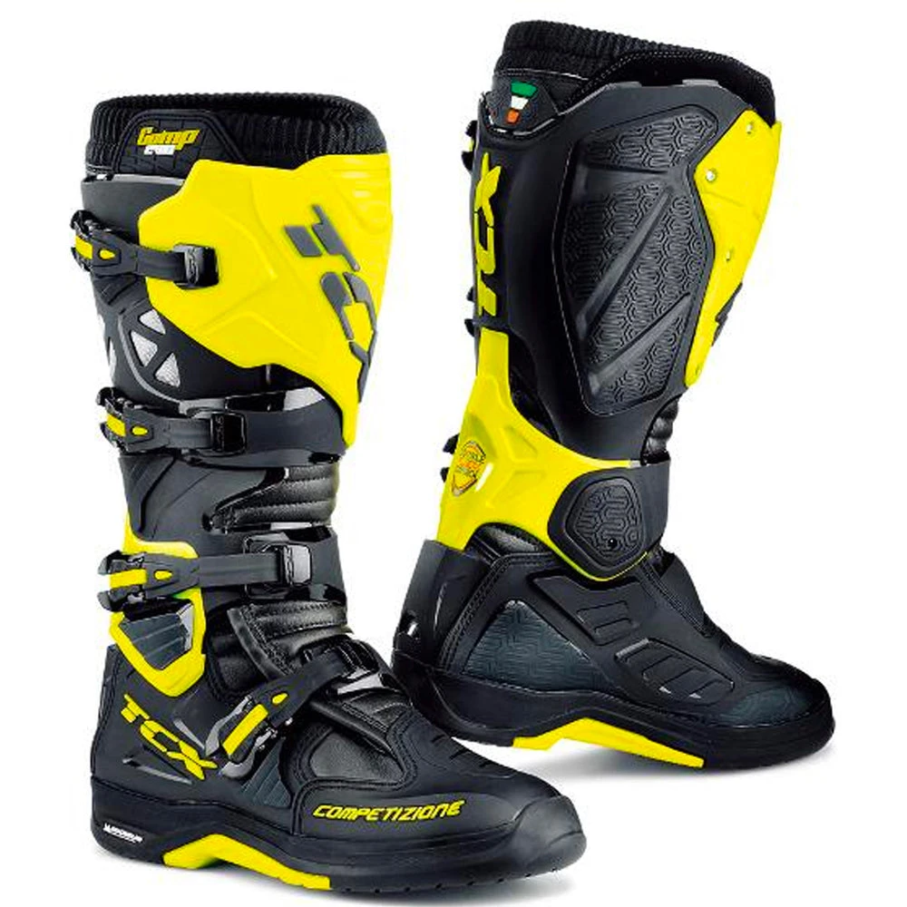 TCX - Comp Evo 2 Michelin® MX Boot Colour BLKYW 1 TCX - Comp Evo 2 Michelin® MX Boot Colour BLKYW